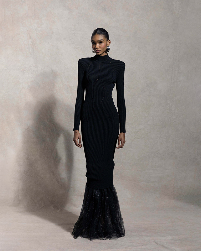 DIVA 针织礼服裙
