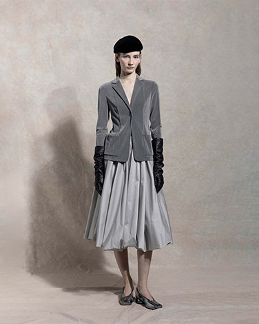 NUVOLA灰色云朵裙